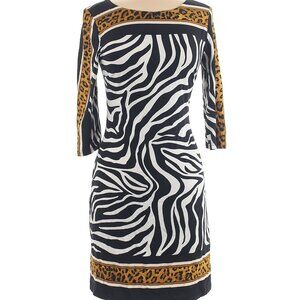 Joseph Ribkoff zebra animal print dress, size 6 US